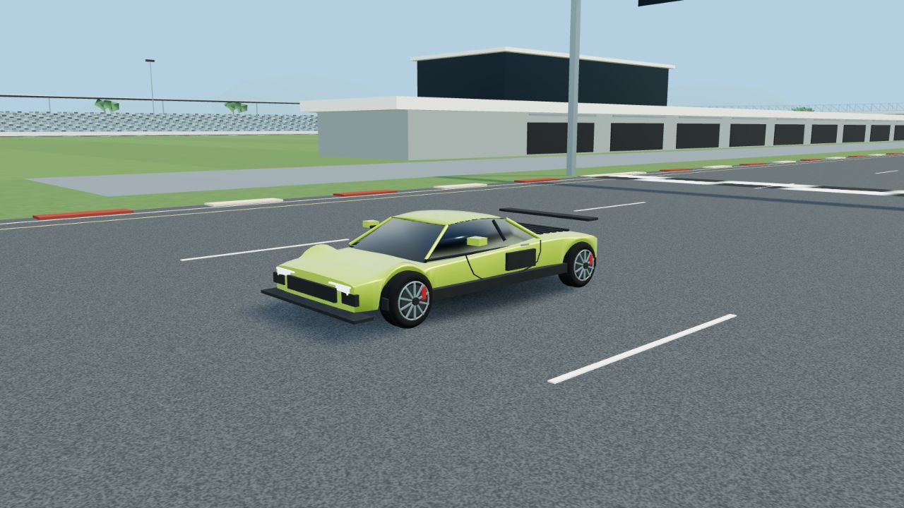 Carro Cometa XR na pista Azeitona Race, em imagem do próprio jogo